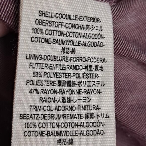 Free People Daisy Jane Size Medium Embroidered Eyelet Bomber Jacket Raspberry - Picture 14 of 16